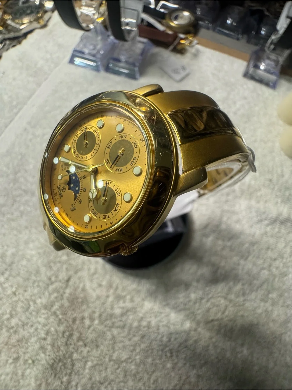 Gold-Tone Multifunction Watch - Gold